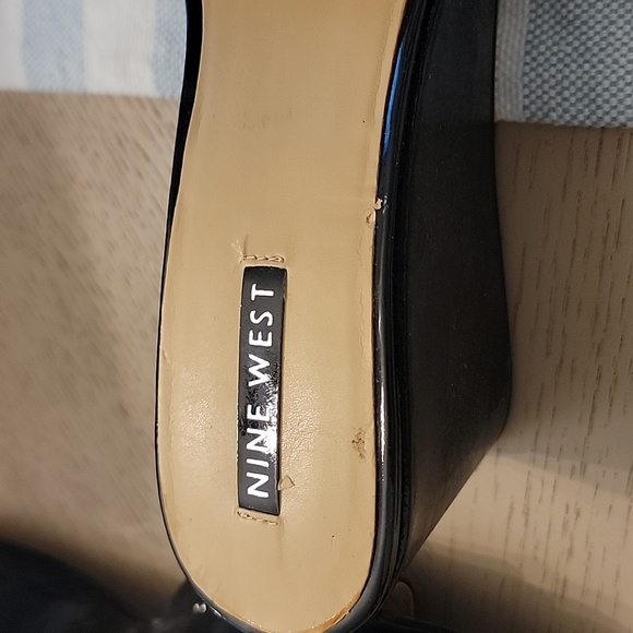 Nine West Arielo Black Sky Wedge Sandals - Picture 6 of 8